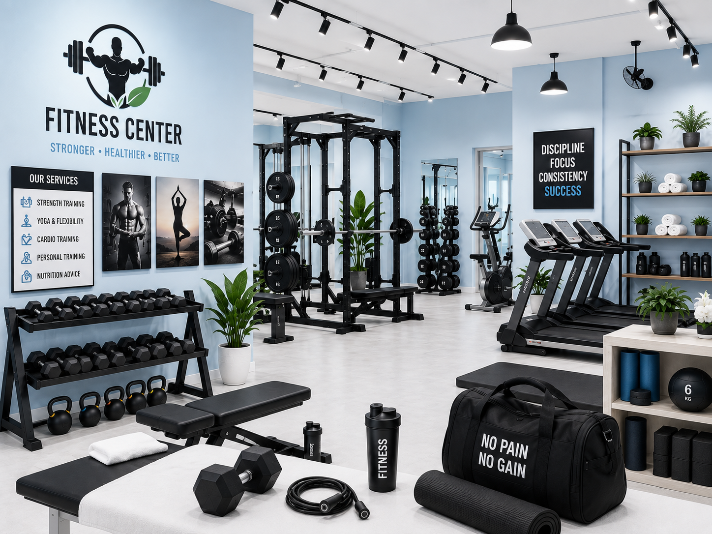 Gym, Yoga & Fitness Centers